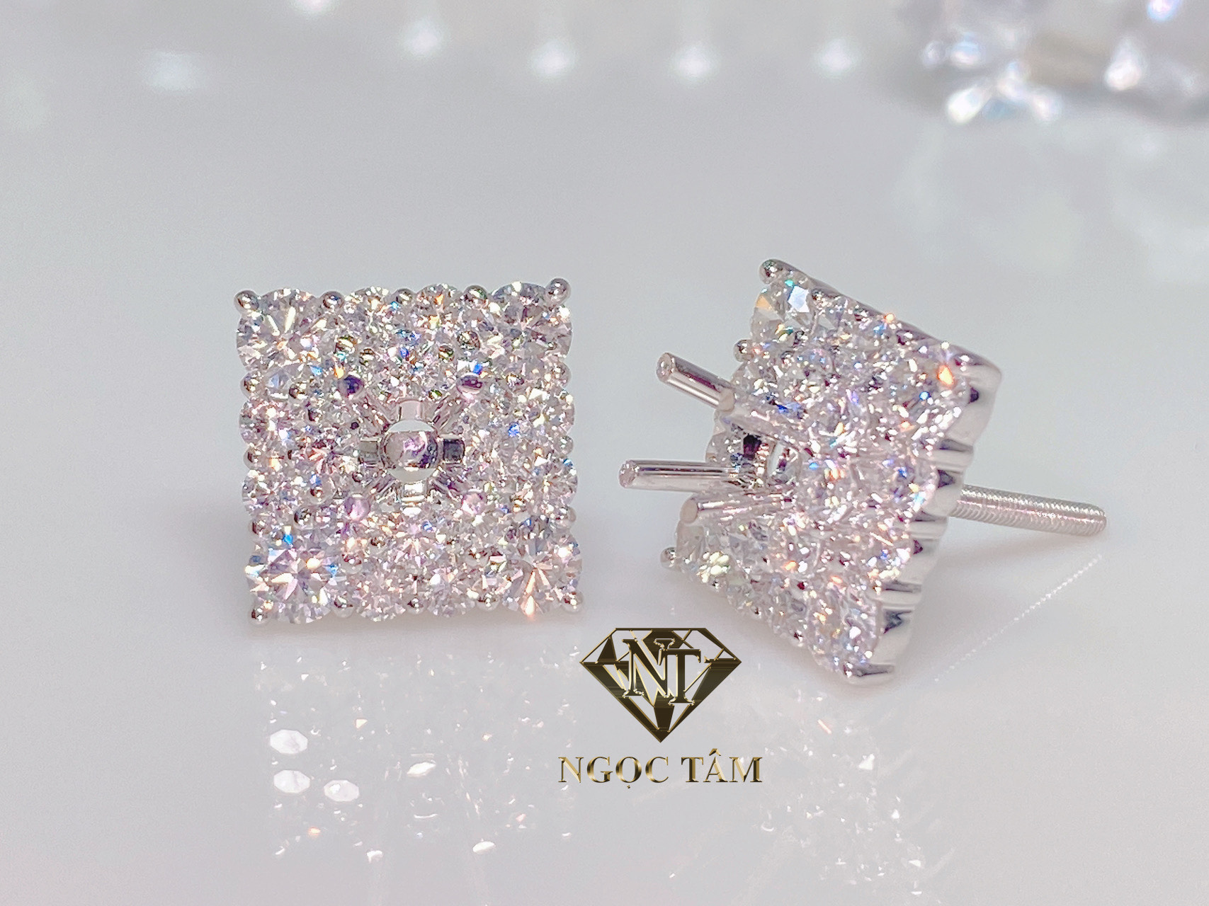 Bông tai xoàn - VB02876